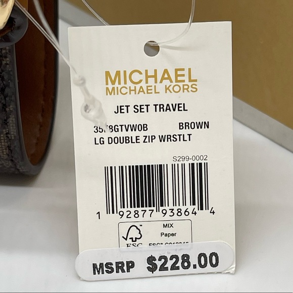 Michael Kors Large Double Zip Wallet Wristlet - Picture 9 of 9